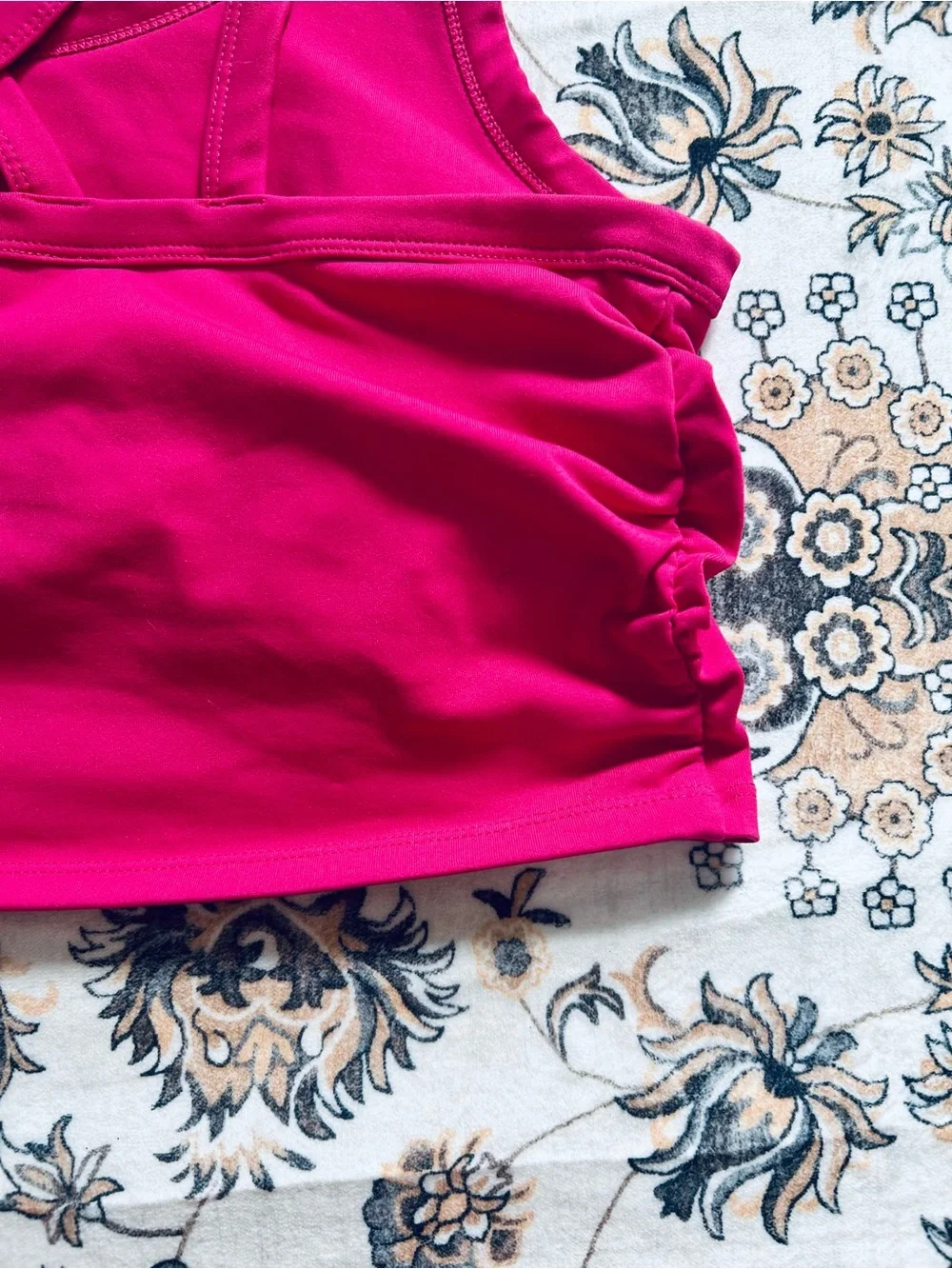 Hot Pink Torrid Cross-Back Sports Bralette